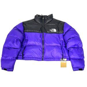 The North Face Nuptse Short Women’s Jacket 2XL Peak Purple Down Puffer Hoodless